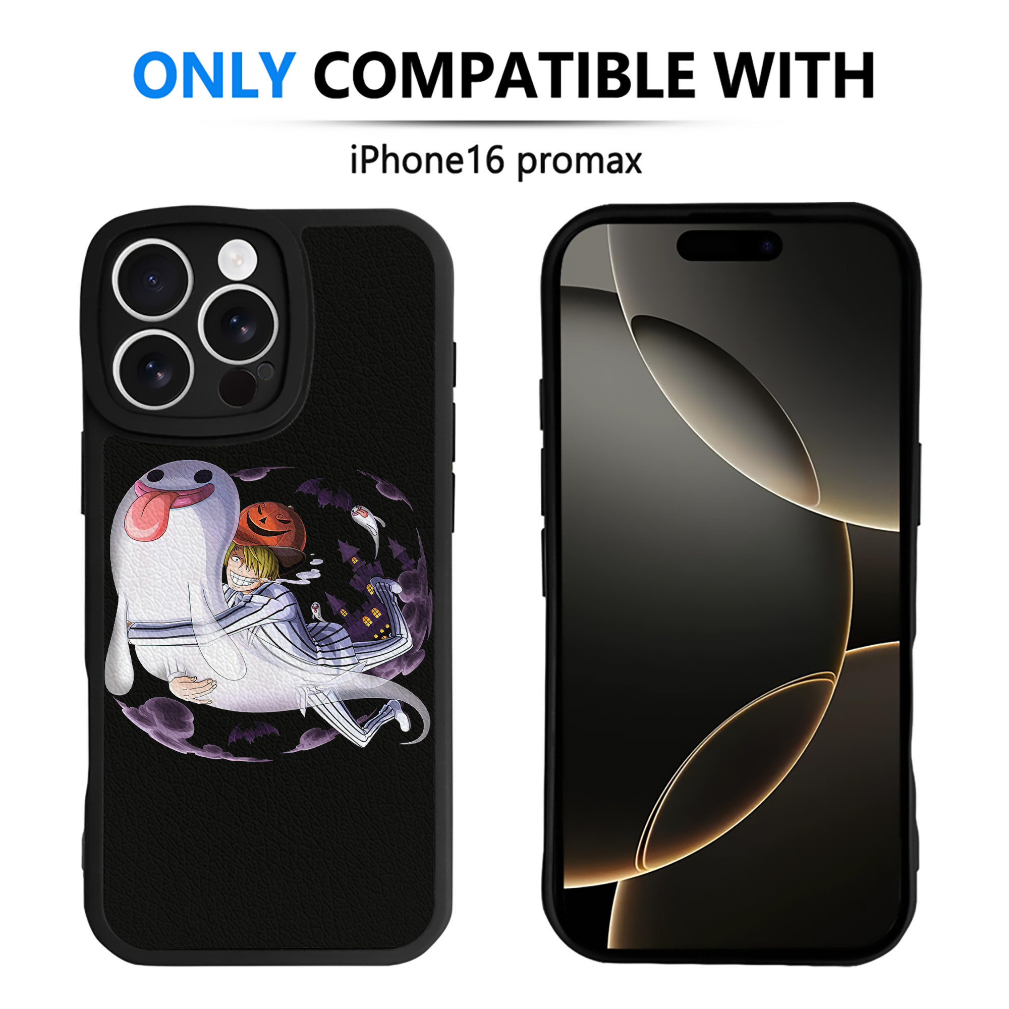 （画像用） ワンピース サンジ ONE PIECE Sanji 【iPhone 16シリーズ対応】シリコンスマホケース（レザー調） 材質：シリコン